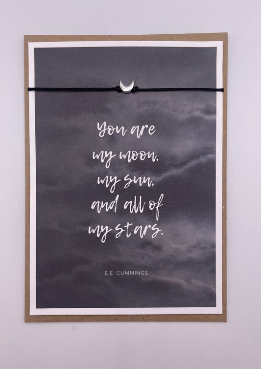 Narratorium Quote Bracelet My Moon