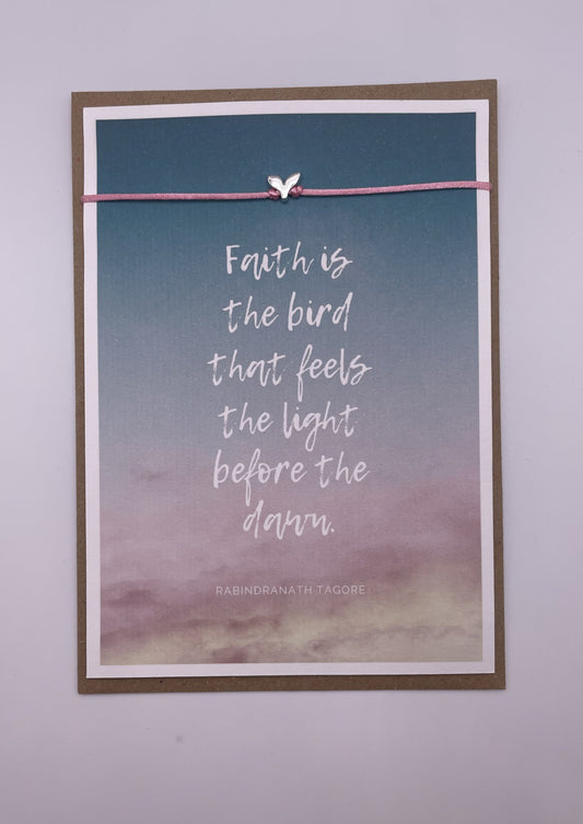 Narratorium Quote Bracelet Faith