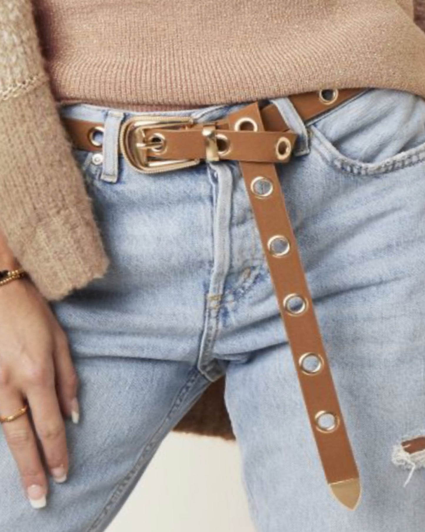 Tan Rodeo Belt