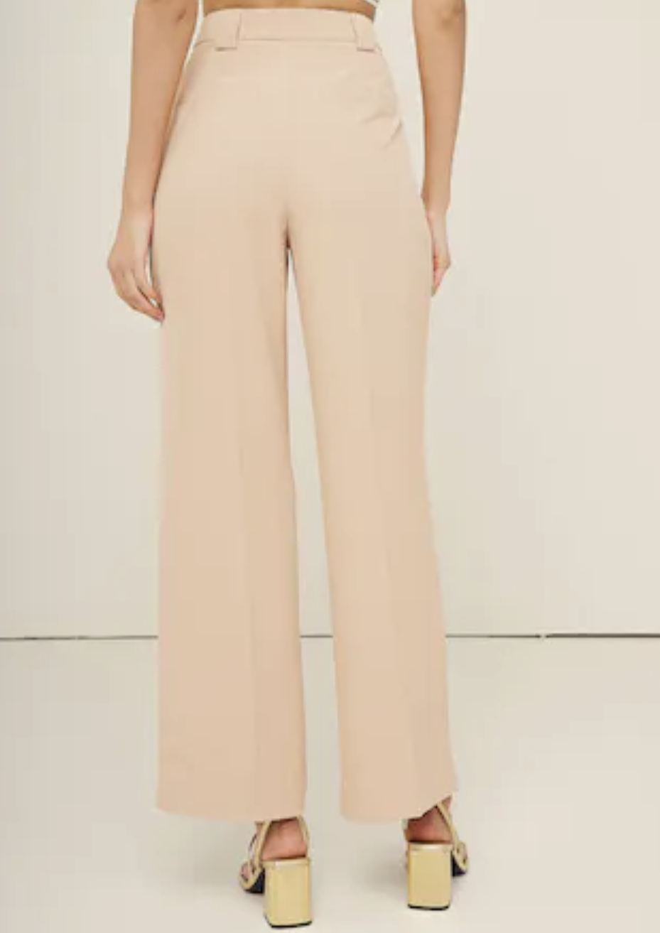 Pink Pantalon Tailored Constance Sable
